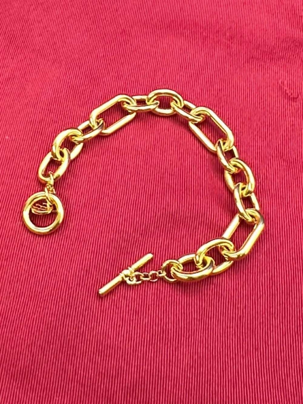 Talbots Gold-Tone Chunky Chain Bracelet - Picture 9 of 9